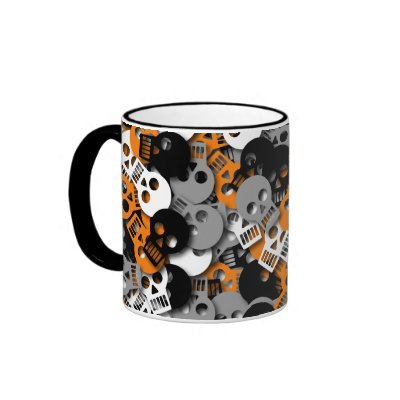 Skull Confetti Mug by LMHDesigns