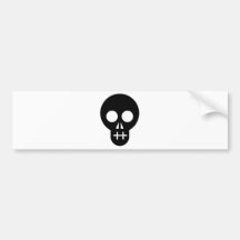 Skull / Craneo / Crânio / Crâne Bumper Stickers