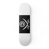 Skull & Crossbones Anti-Copyright Copyleft Flag Skateboard Decks