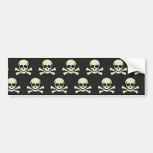 Skull & Crossbones Bumper Stickers
