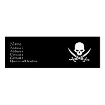 Skull & Crossbones Business Cards