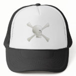 Skull & Crossbones In Profile Trucker Hats