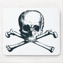 skull crossbones mousemats