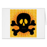 Skull Crossbones Silhouette cards