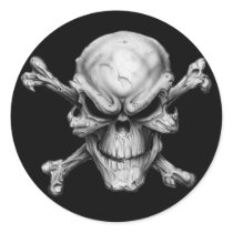 Skull Crossed Bones Adesivos
