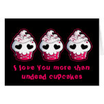 Skull Cupcake Valentine's Card