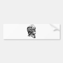 Skull Design Merchandise Bumper Stickers