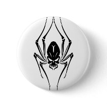 Skull Design Merchandise Pinback Buttons