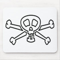 Skull Design Merchandise Mouse Pads