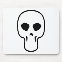 Skull Design Merchandise Mouse Pad