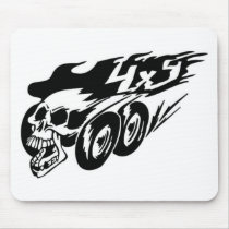 Skull Design Merchandise Mouse Pads