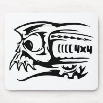 Skull Design Merchandise Mousepad