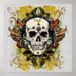 Skull Design Poster posters