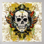 Skull Design Poster posters