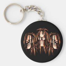 Skull Dreadlocks Keychains