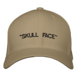*SKULL FACE* embroidered hats