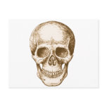 Skull Face Sepia