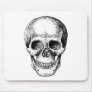 Skull Face White Mouse Pads
