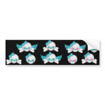 Skull Faery sticker sheet 12 bumper stickers