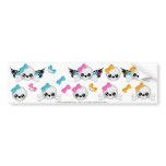 Skull Faery sticker sheet 7 bumper stickers
