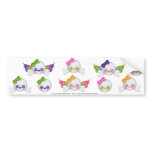 Skull Faery sticker sheet 9 bumper stickers