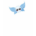 Skull Fairy - Blue t-shirts