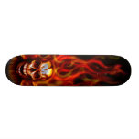 Skull Fire Skate Deck
