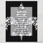 Skull Fleur De Lis Flyer Design