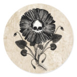 Skull Flower stickers