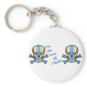 Skull_For_the_Love-Multicolor keychains