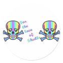 Skull_For_the_Love-Multicolor stickers