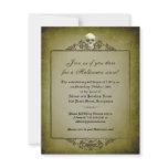 Skull Frame Halloween Invitation