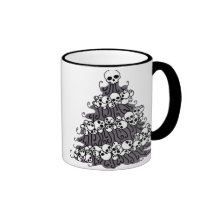 Skull Garland Christmas Tree Mugs