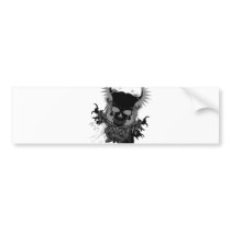 Skull Gear Bumper Stickers