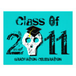 Skull Graduation Class of 2011 Invitation 2