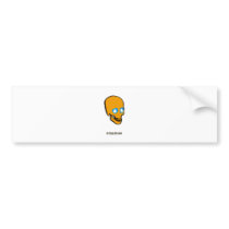 Skull Graphic Orange