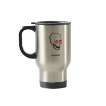 Skull Graphic White Mug