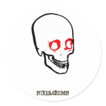 Skull Graphic White