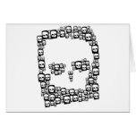 Skull Greeting Card