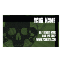 Skull Grunge Business Card