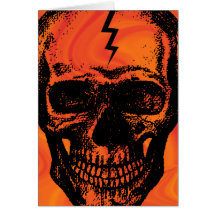 Skull Halloween Card