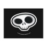 Skull head postcard