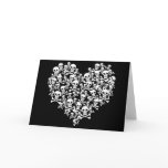 Skull Heart Greeting Card