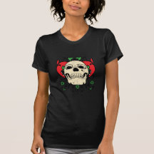 Skull Heart Grunge Tshirt