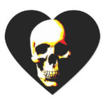 Skull Heart Stickers