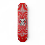 Skull & Iron Cross: Custom Skateboard