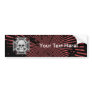 Skull & Iron Cross: Vector Drawing: Bumper Sticker