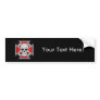 Skull & Iron Cross: Vector Drawing: Bumper Sticker