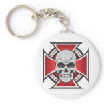 Skull & Iron Cross: Vector Drawing: Keychain