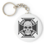 Skull & Iron Cross: Vector Drawing: Keychains